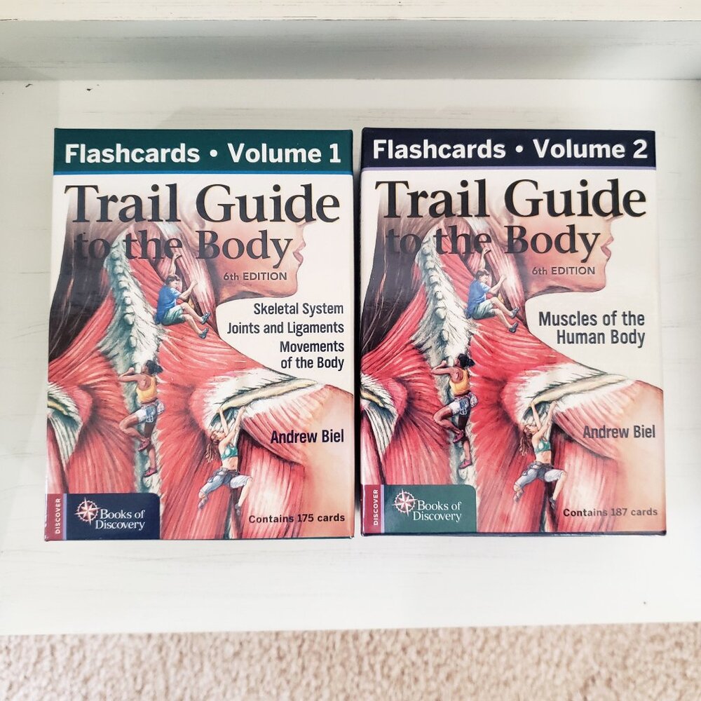 Trail Guide To The Body Flashcards 6th Edition Volume 1 & 2